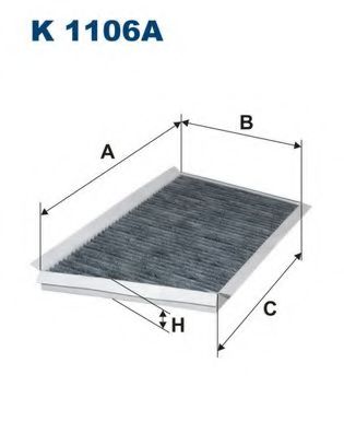 K1106A FILTRON Салонный фильтр