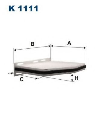 K1111 FILTRON Фильтр салона VAG A3/Q3/OCTAVIA/YETI/GOLF 5/GOLF 6/JETTA 3/JETTA 4/PASSAT 05-