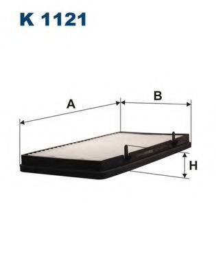 K1121 FILTRON Фильтр салона RENAULT/NISSAN PRIMASTAR/VIVARO/TRAFIC II 97-