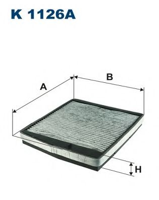 K1126A FILTRON Фильтр салона VOLVO S60/S80/V70/XC70/XC90 97- угольный