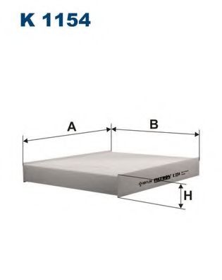 K1154 FILTRON Фильтр салона FORD MONDEO 4 07-