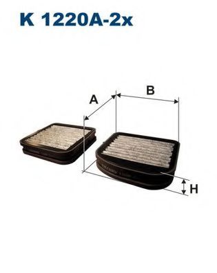 K1220A2X FILTRON Фильтр салона