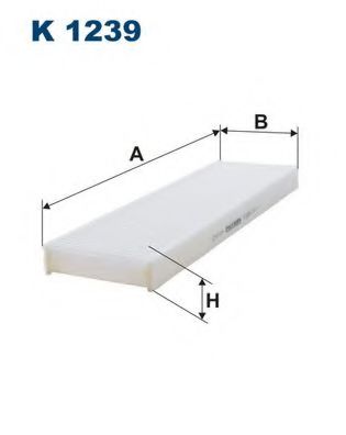 K1239 FILTRON Фильтр салонный