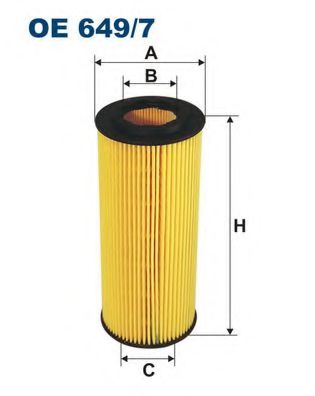 OE6497 FILTRON Фильтр масляный BMW 3(E90)/5(E60)/X3(E83) 01- 2.0 DIESEL