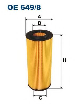 OE6498 FILTRON Фильтр масляный BMW E46/E90/E60/X5 (E70)/X6 (E71) 2.5D-3.0D OE6498 Filtron