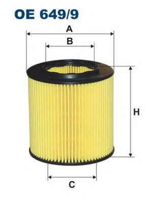 OE6499 FILTRON Фильтр масляный BMW E90/E60/X5 (E70)/X6 (E71) 2.0-3.0 04- OE6499 Filtron