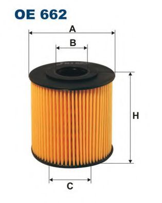 OE662 FILTRON Фильтр масляный VOLVO S40/S70/S80/XC90/V40/V70 -10 1.6-4.4