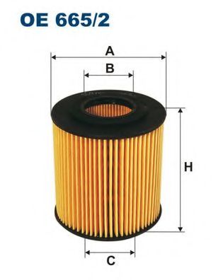OE6652 FILTRON Фильтр масляный картридж Ford da 1.8-2.3 Filtron