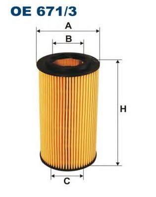 OE6713 FILTRON Фильтр масляный картридж VAG 2.0-2.5 FSI TFSI Filtron