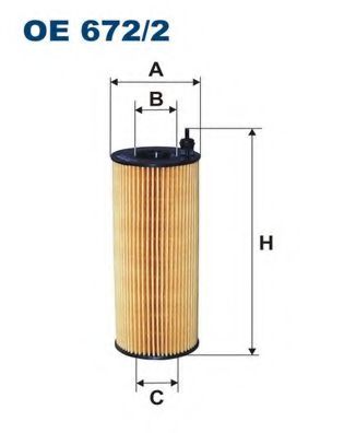OE6722 FILTRON Фильтр масляный BMW 1(E81)/3(E90)/X1(E84)/X3(E83) 03- DIESEL