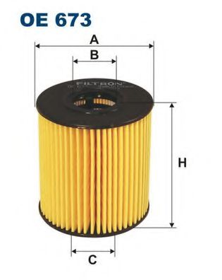 OE673 FILTRON Фильтр масляный картридж 1.1-2.2 OE673 Filtron
