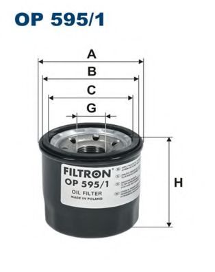 OP5951 FILTRON Фильтр масляный Filtron OP5951 