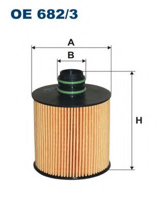 OE6823 FILTRON Фильтр масляный fiat doblopunto 1.6 d 02-