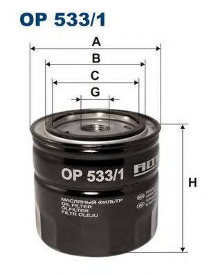 OP5331 FILTRON Фильтр масляный FORD MONDEO 2/MONDEO 3 -07 2.5