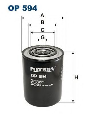 OP594 FILTRON Фильтр масляный PSA/FIAT JUMPER/BOXER/DUCATO 94- 2.5-3.0 DIESEL