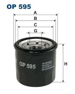OP595 FILTRON Фильтр масляный OP595 Filtron