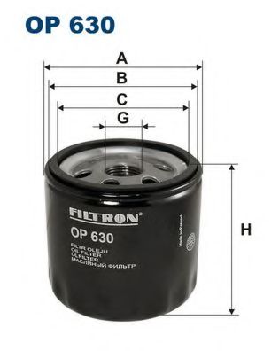 OP630 FILTRON Фильтр масляный OP63