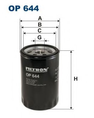 OP644 FILTRON Фильтр масляный JEEP/GM