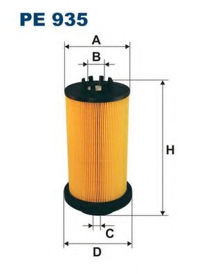 PE935 FILTRON Фильтр топливный PE935