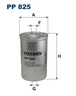 PP825 FILTRON Фильтр топливный VOLVO/VAG/FORD -96