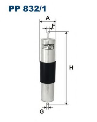 PP8321 FILTRON Фильтр топливный BMW 3(E36)(E46)/5(E39) -04 1.6-5.0