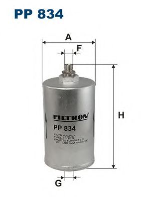 PP834 FILTRON Фильтр топливный MB W201/W124/W463 M102/M103/M104