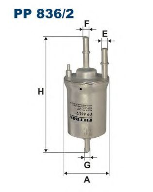 PP8362 FILTRON Фильтр топливный бензиновый VAG PP8362 Filtron