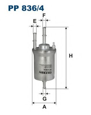 PP8364 FILTRON Фильтр топливный VAG A3/FABIA/OCTAVIA/GOLF 5/GOLF 6/JETTA 4/POLO 03-