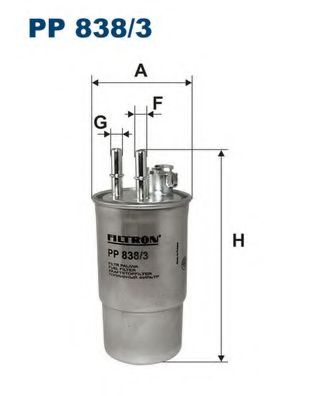 PP8383 FILTRON Фильтр топливный