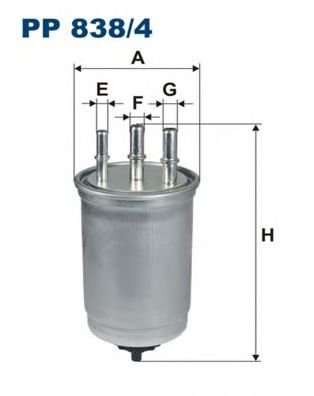 PP8384 FILTRON Фильтр топливный FORD/HYUN/KIA/SSANGYONG DIESEL