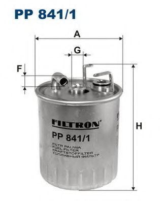 PP8411 FILTRON Фильтр топливный MB SPRINTER -06 2.2-2.7 DIESEL