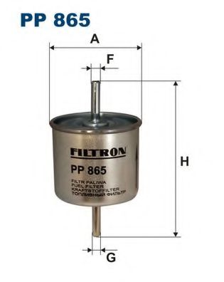 PP865 FILTRON Фильтр топливный FORD FIESTA/MONDEO 1/MONDEO 2 -00 1.1-2.5