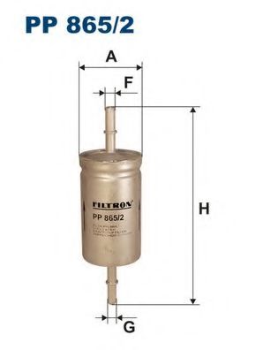 PP8652 FILTRON Фильтр топливный FORD FOCUS 1 -04 1.4-2.0