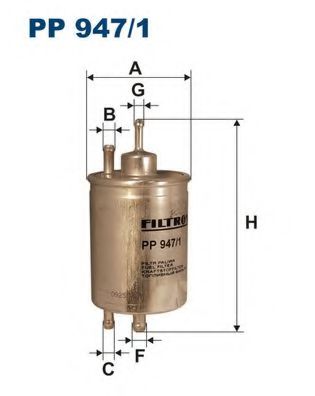 PP9471 FILTRON Фильтр топливный