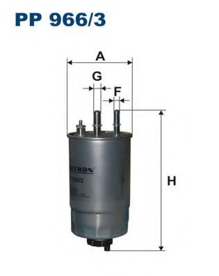PP9663 FILTRON Фильтр топливный
