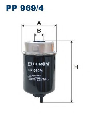 PP9694 FILTRON Фильтр топливный LR DEFENDER 07- DIESEL