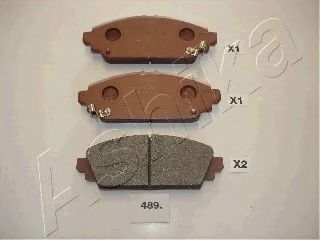 5004489 ASHIKA Комплект тормозных колодок, дисковый тормоз
