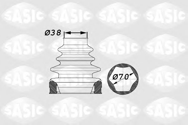 1900012 SASIC ПЫЛЬНИК ШРУСА
