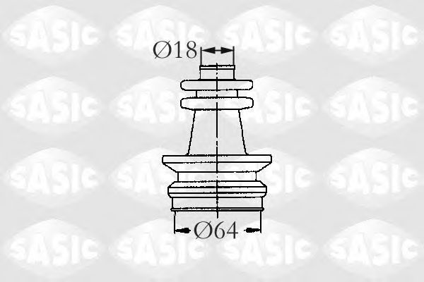 2873653 SASIC Пыльник шруса