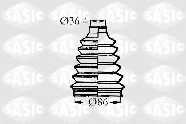 2933313 SASIC Пыльник ШРУС PEUGEOT 26-47CITROEN С4 нар