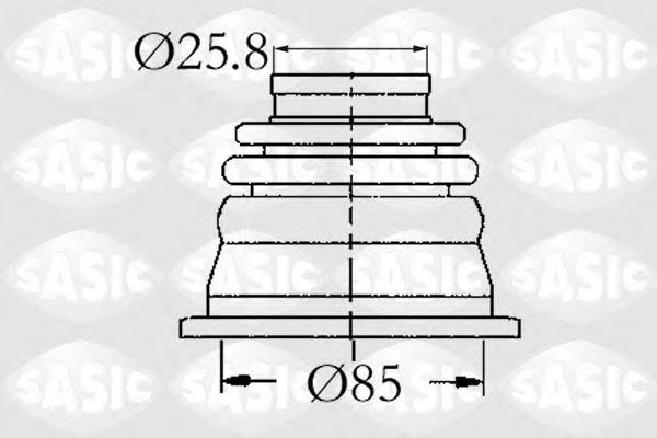 4003408 SASIC Пыльник шруса