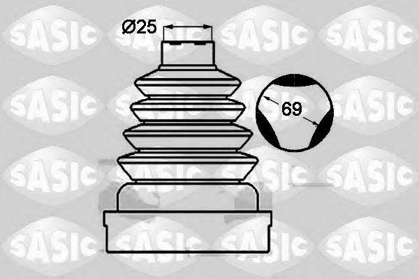1904023 SASIC Пыльник ШРУСа 19423