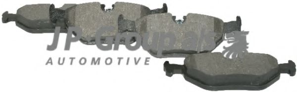 1463700310 JP GROUP Колодки тормозные дисковые задние, комплект