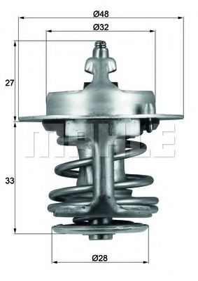 TX6383 KNECHT-MAHLE Термостат, охлаждающая жидкость