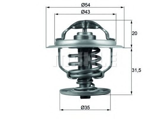 TX10987D KNECHT-MAHLE термостат