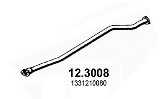 123008 ASSO Труба глушителя