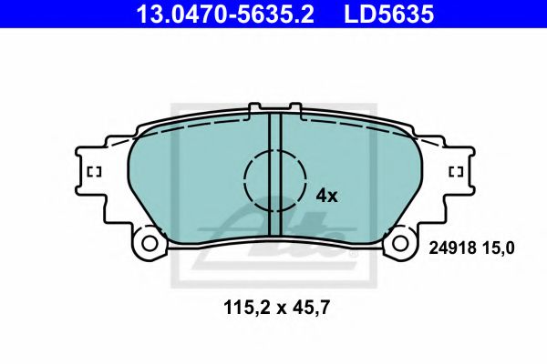 13047056352 ATE Lexus rx 350 09