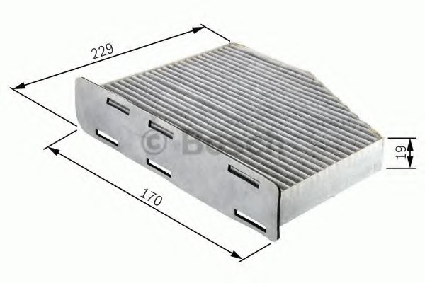 1987432027 BOSCH фильтр салонный