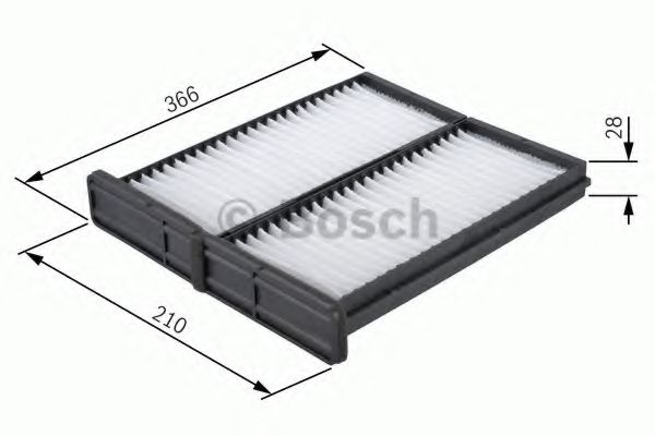 1987432044 BOSCH Фильтр салона