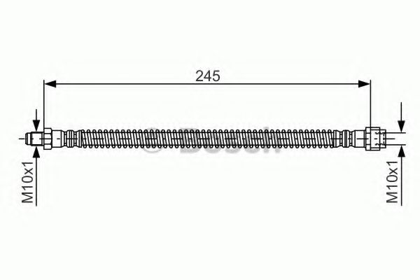 1987476950 BOSCH Шланг тормозной